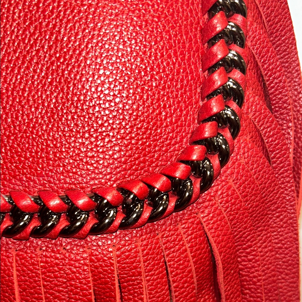 🍍Coach Dakota NWOT Fringe Flap Crossbody Leather Shoulder Bag - Picture 8 of 17